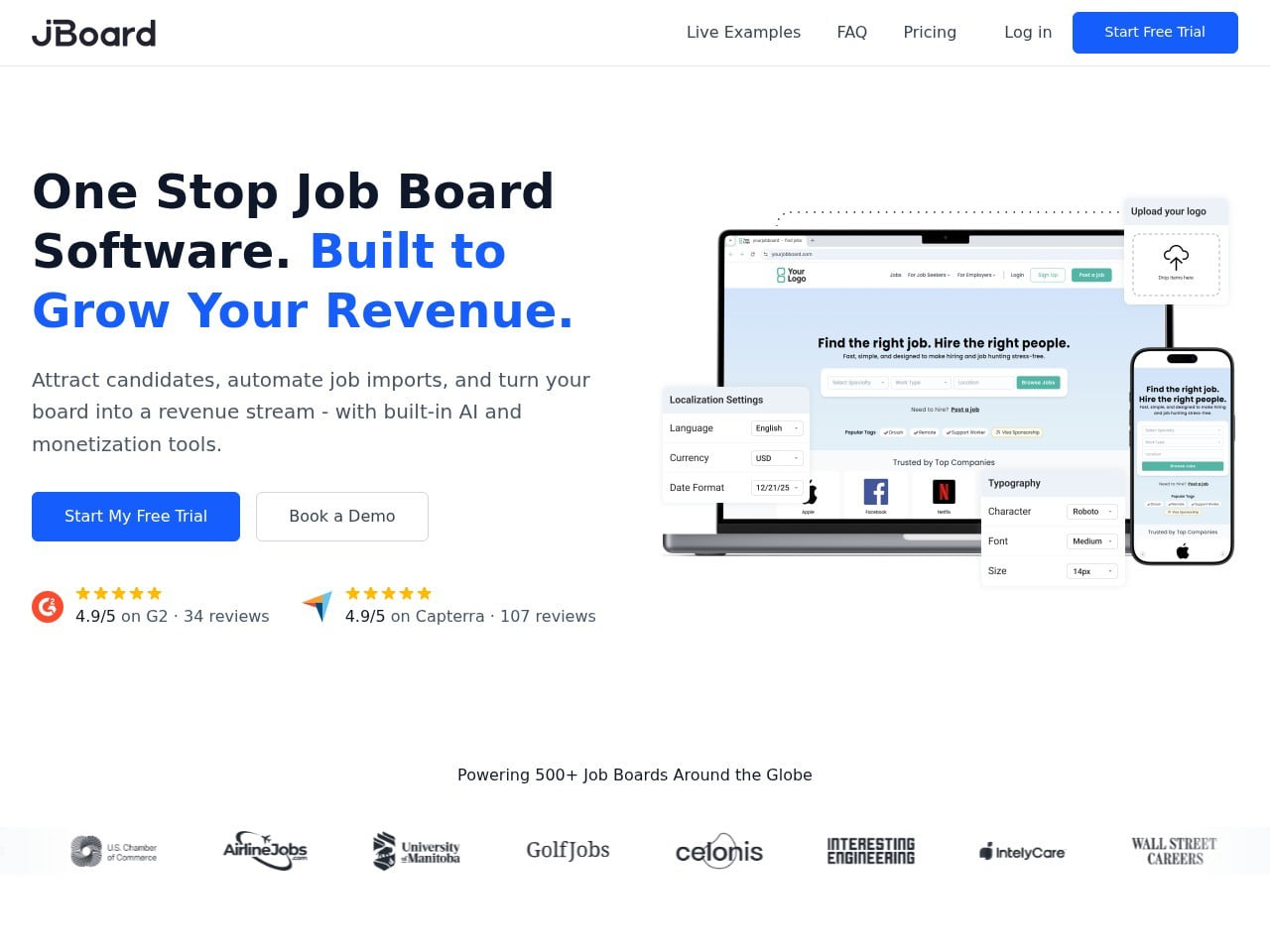 JBoard screenshot