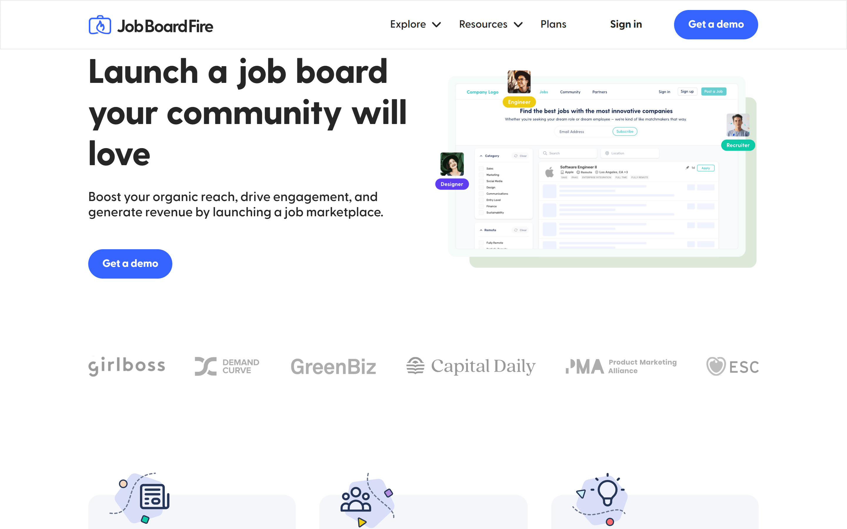 Job Board Fire screenshot