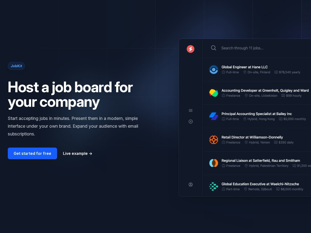 JobKit screenshot