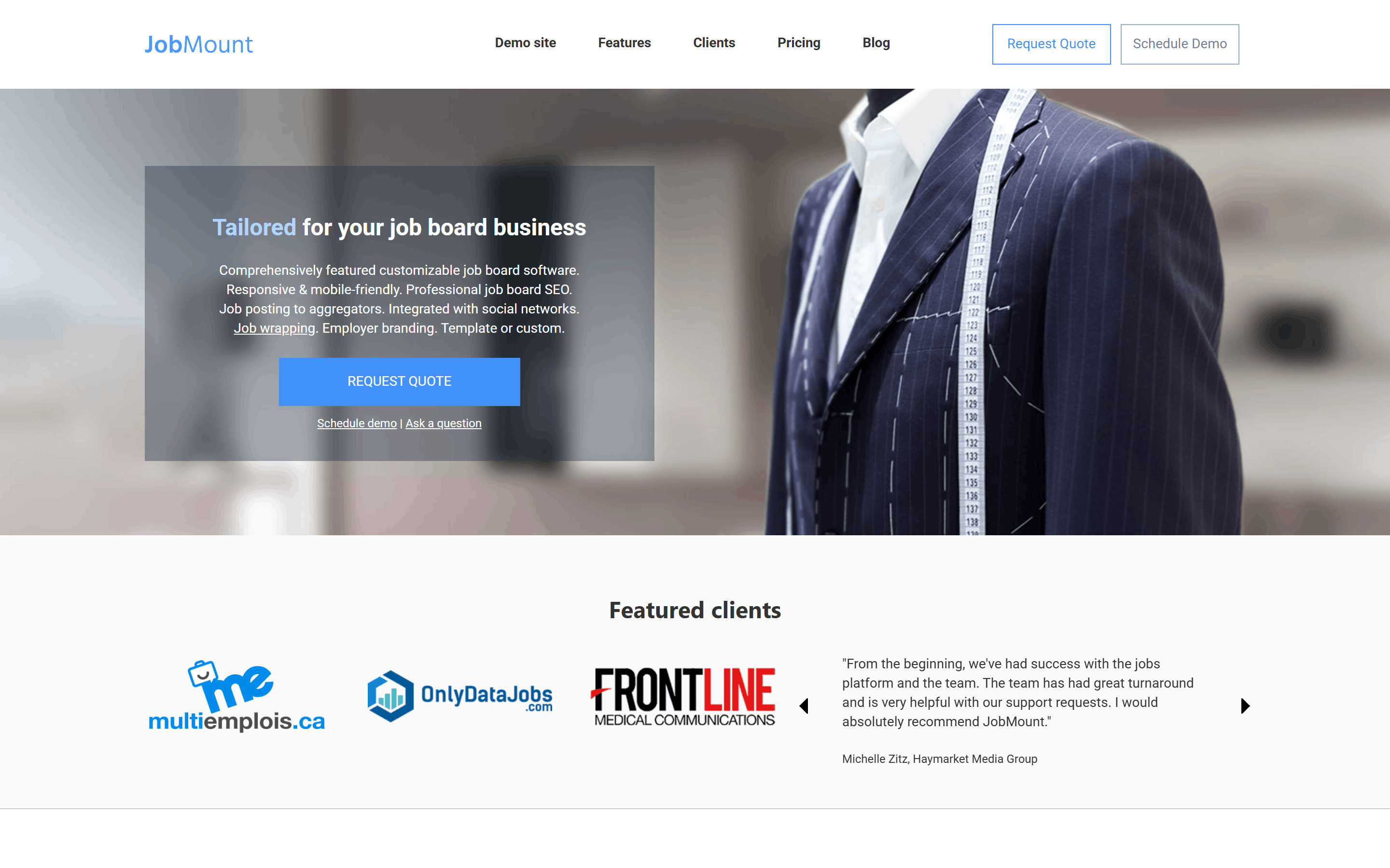 JobMount product screenshot