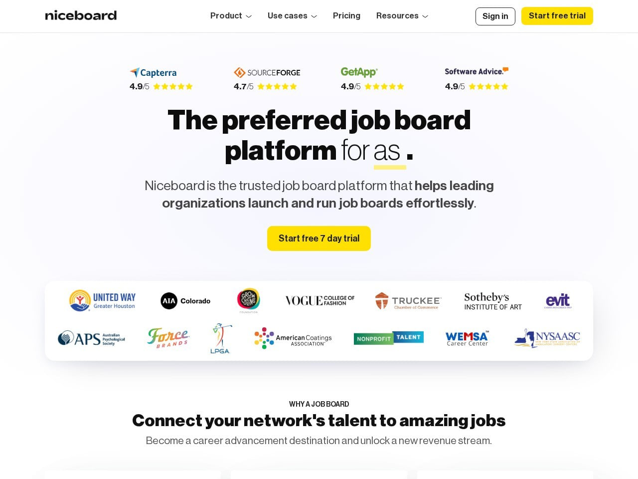 Niceboard screenshot