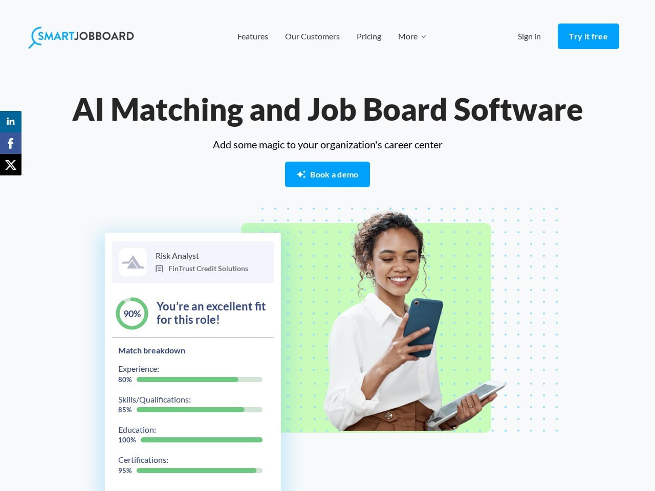 SmartJobBoard product screenshot