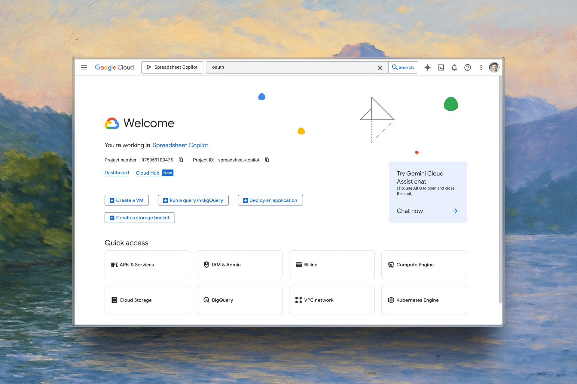 Google Cloud Console